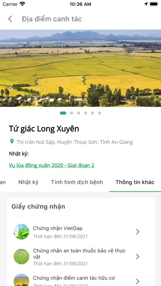 Zrzuty ekranu MCOM Agri